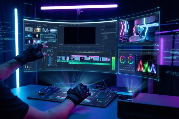 茄子视频AI传媒修图与剪辑