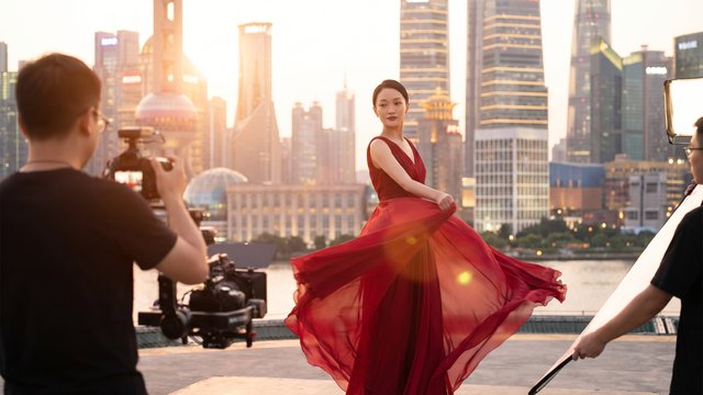 茄子视频传媒都市时尚写真传媒拍摄